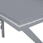 Litera alta Twin Wood Gaming con escritorio LED