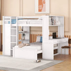 Cama alta matrimonial con cama individual independiente