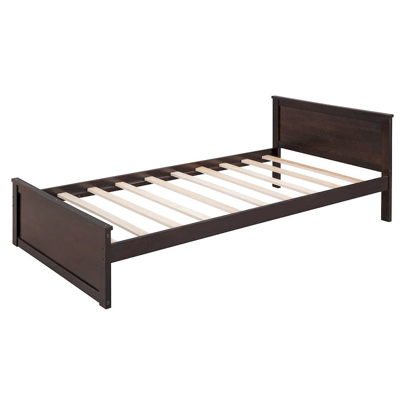 Cama alta matrimonial con cama individual independiente