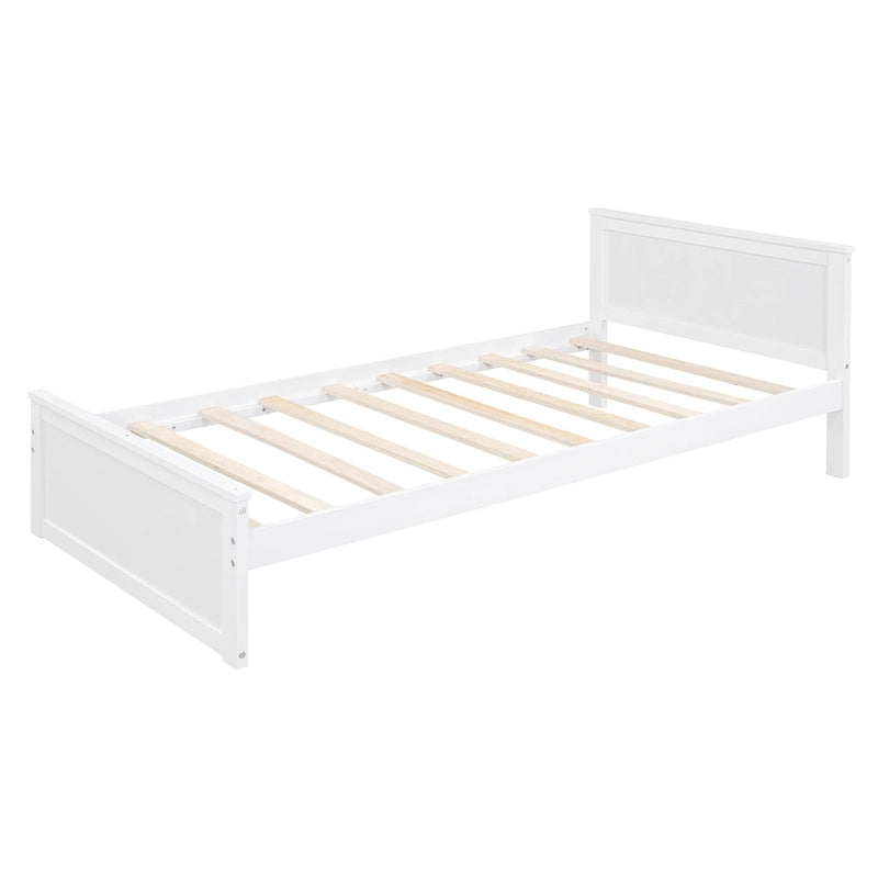 Cama alta matrimonial con cama individual independiente