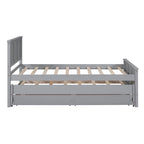 Cama de plataforma con cama nido y cajones
