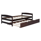 Cama con plataforma doble con cama nido doble