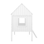 Cama baja tipo casa tamaño Twin