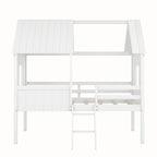 Cama baja tipo casa tamaño Twin