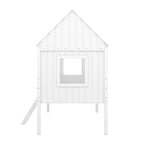 Cama baja tipo casa tamaño Twin