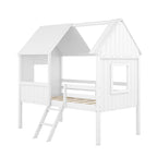 Cama baja tipo casa tamaño Twin