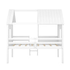 Cama baja tipo casa tamaño Twin