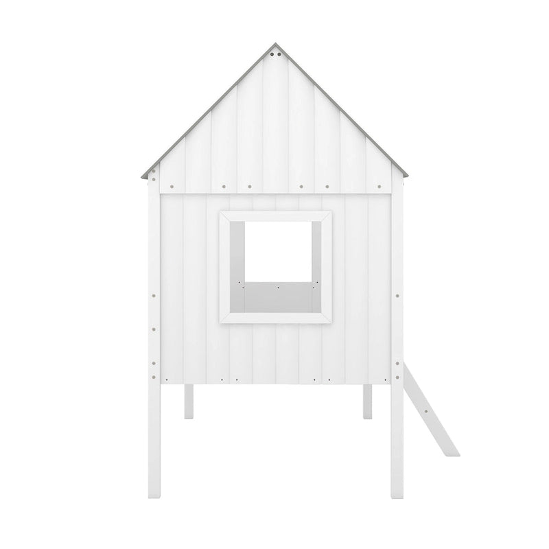 Cama baja tipo casa tamaño Twin