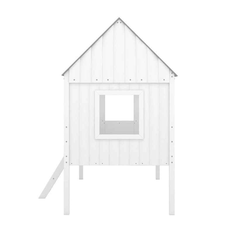 Cama baja tipo casa tamaño Twin
