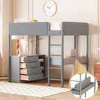 Cama alta de forro polar Teddy de tamaño matrimonial