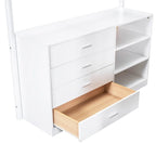 Cama alta de forro polar Teddy de tamaño matrimonial
