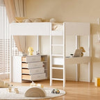 Cama alta de forro polar Teddy de tamaño matrimonial