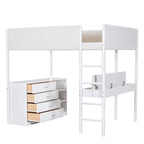 Cama alta de forro polar Teddy de tamaño matrimonial