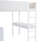Cama alta de forro polar Teddy de tamaño matrimonial
