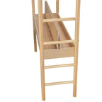 Cama alta de forro polar Teddy de tamaño matrimonial