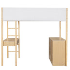 Cama alta de forro polar Teddy de tamaño matrimonial
