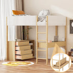 Cama alta de forro polar Teddy de tamaño matrimonial