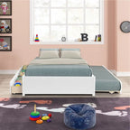Cama Matrimonial con Cama Nido Individual y Dos Cajones