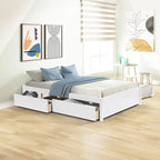 Cama Matrimonial con Cama Nido Individual y Dos Cajones