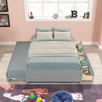 Cama Matrimonial con Cama Nido Individual y Dos Cajones