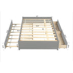 Cama Matrimonial con Cama Nido Individual y Dos Cajones