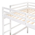 Cama alta de tamaño completo con escritorio y tablero para escribir